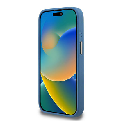 Apple iPhone 15 Pro Max Kılıf Guess Orjinal Lisanslı PU Deri 4G Desenli Metal Büyük 4G ve Yazı Logolu Kamera Standlı Kapak Siyah