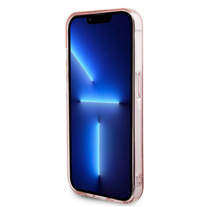 Apple iPhone 15 Pro Max Kılıf Karl Lagerfeld IML C Monogram Orjinal Lisanslı Kapak Renksiz