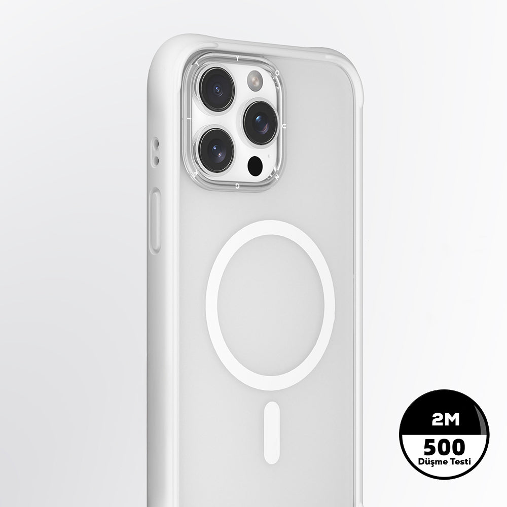 Apple iPhone 15 Pro Max Kılıf M-safe Şarj Özellikli Airbagli Youngkit Dynamic 2 Serisi Kapak Siyah