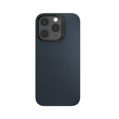 Apple iPhone 15 Pro Max Kılıf M-safe Şarj Özellikli Benks ArmorTint Serisi ArmorAir Kevlar Kapak Mavi