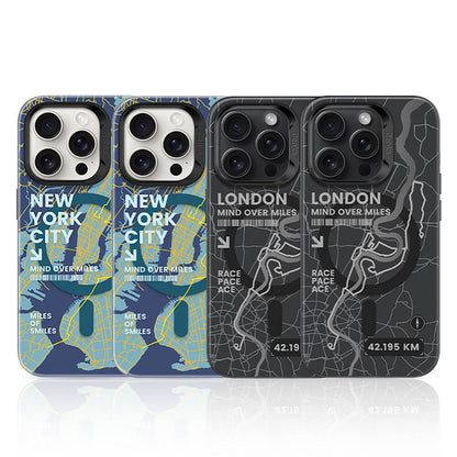 Apple iPhone 15 Pro Max Kılıf M-safe Şarj Özellikli Benks City Serisi Kapak Siyah