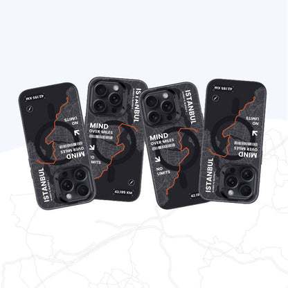 Apple iPhone 15 Pro Max Kılıf M-safe Şarj Özellikli Benks City Serisi Kapak Siyah