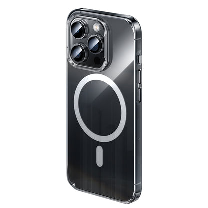 Apple iPhone 15 Pro Max Kılıf M-safe Şarj Özellikli Benks Crystal Serisi Şeffaf Kapak Renksiz