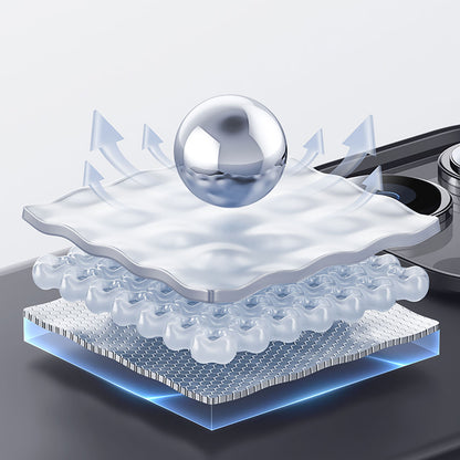 Apple iPhone 15 Pro Max Kılıf M-safe Şarj Özellikli Benks Lucid Armor Kapak Gri