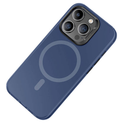 Apple iPhone 15 Pro Max Kılıf M-safe Şarj Özellikli Benks Lucid Armor Kapak Siyah