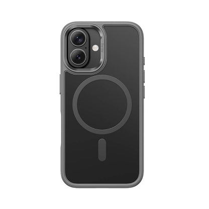 Apple iPhone 16 Kılıf M-safe Şarj Özellikli Benks Mist Protective Kapak Gri