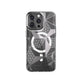Apple iPhone 15 Pro Max Kılıf M-safe Şarj Özellikli Çift IMD Baskılı Lisanslı Switcheasy Artist-M Asanoha Kapak