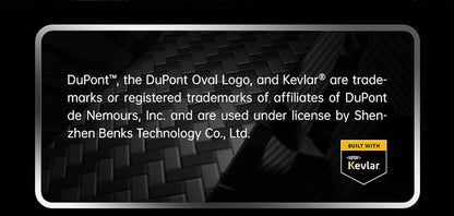 Apple iPhone 15 Pro Max Kılıf M-safe Şarj Özellikli Karbon Fiber Benks Montage Hybrid ArmorPro Kevlar Kapak Siyah