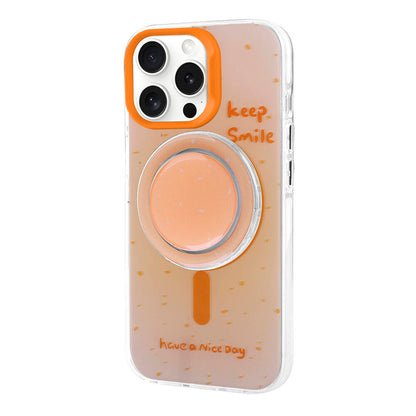 Apple iPhone 15 Pro Max Kılıf M-safe Şarj Özellikli Tak-Çıkar Pop Soketli Zore Tiktok Kapak