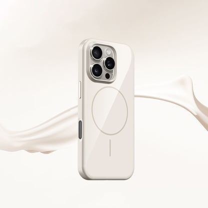 Apple iPhone 15 Pro Max Kılıf M-safe Şarj Özellikli Wlons Frego Kapak Mor