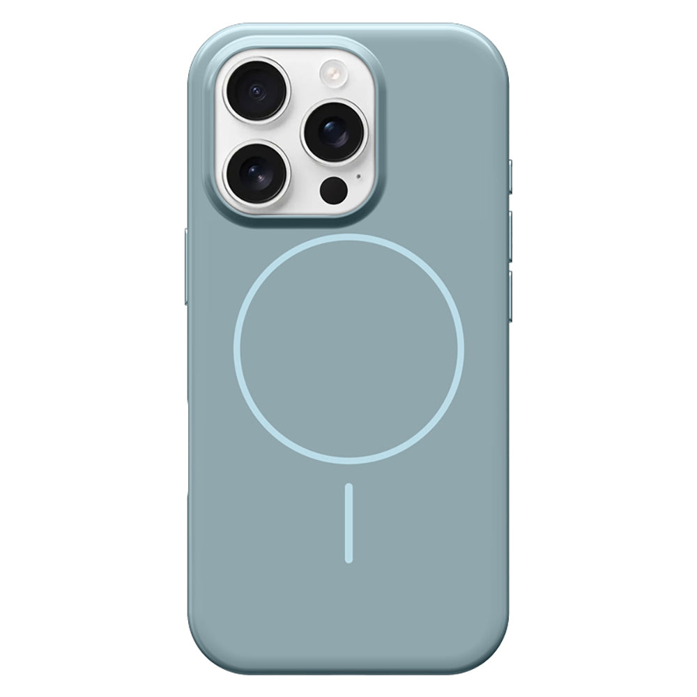 Apple iPhone 15 Pro Max Kılıf M-safe Şarj Özellikli Wlons Frego Kapak Mavi