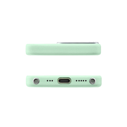 Apple iPhone 15 Pro Max Kılıf Suni Deri Tasarımlı Pynana Starry Serisi Kapak Lila