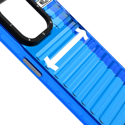 Apple iPhone 15 Pro Max Kılıf YoungKit Luggage FireFly Serisi Kapak Sierra Mavi