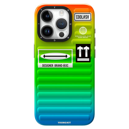 Apple iPhone 15 Pro Max Kılıf YoungKit The Secret Color Serisi Kapak Yeşil