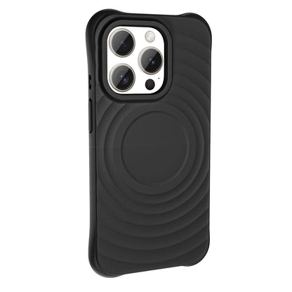 Apple iPhone 15 Pro Max M-safe Şarj Özellikli Airbagli Mat Görünümlü Zore Hepi Kapak