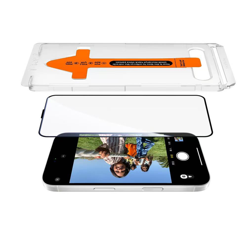 Apple iPhone 15 Pro Max Zore 2.5D Oliv HD Temperli Cam Ekran Koruyucu + Kolay Uygulama Aparatı