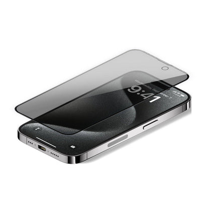 Apple iPhone 15 Pro Wiwu iPrivacy HD Anti-Peep Ekran Koruyucu Siyah