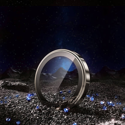 Apple iPhone 15 Pro Wiwu LG-003 Lens Guard Çizilmeye Karşı Dayanıklı Safir Kamera Lens Koruyucu Titanyum-Beyaz