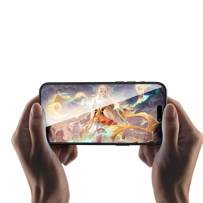 Apple iPhone 15 Recci RSP-A16AP Privacy Temperli Cam Ekran Koruyucu Gri