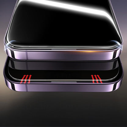 Apple iPhone 15 Zore 2.5D Oliv Privacy Temperli Cam Ekran Koruyucu + Kolay Uygulama Aparatı