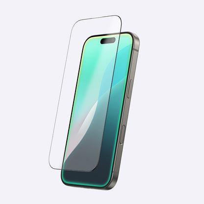 Apple iPhone 16 Amazingthing Radix Mat Parmak İzi Bırakmayan Temperli Cam Ekran Koruyucu Siyah