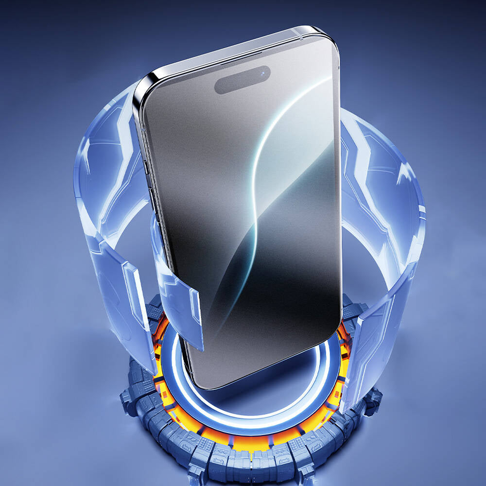 Apple iPhone 16 Benks JoyTouch Mat Oyun Ekran Koruyucu + Kolay Uygulama Aparatı Siyah