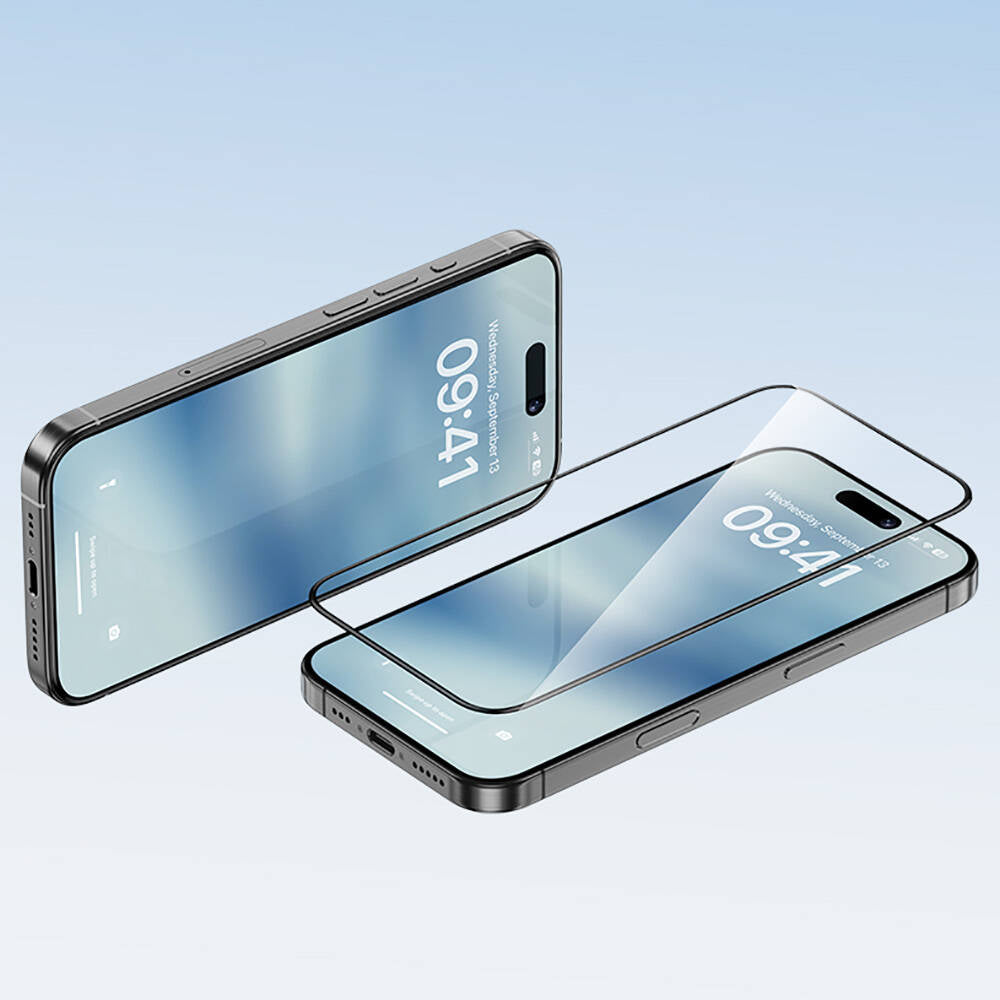 Apple iPhone 16 Benks Ultra Shield 0.4mm Ekran Koruyucu + Kolay Uygulama Aparatlı Siyah