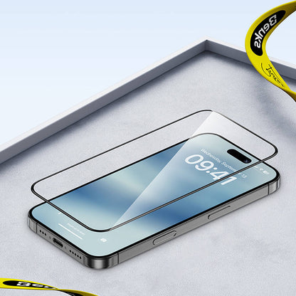 Apple iPhone 16 Benks Ultra Shield 0.4mm Ekran Koruyucu + Kolay Uygulama Aparatlı Siyah