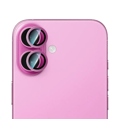 Apple iPhone 16 CaseWorld Alloy Serisi Oleofobik Anti Reflective Kamera Lens Koruyucu Mavi