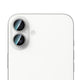 Apple iPhone 16 CaseWorld Alloy Serisi Oleofobik Anti Reflective Kamera Lens Koruyucu Gümüş