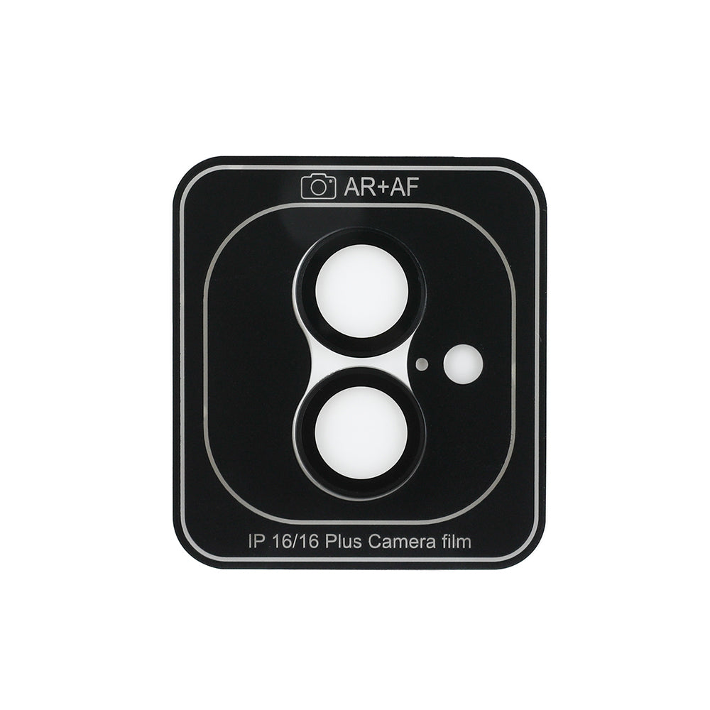 Apple iPhone 16 Guess Orjinal Lisanslı Metal Kamera Lens Koruyucu Gümüş