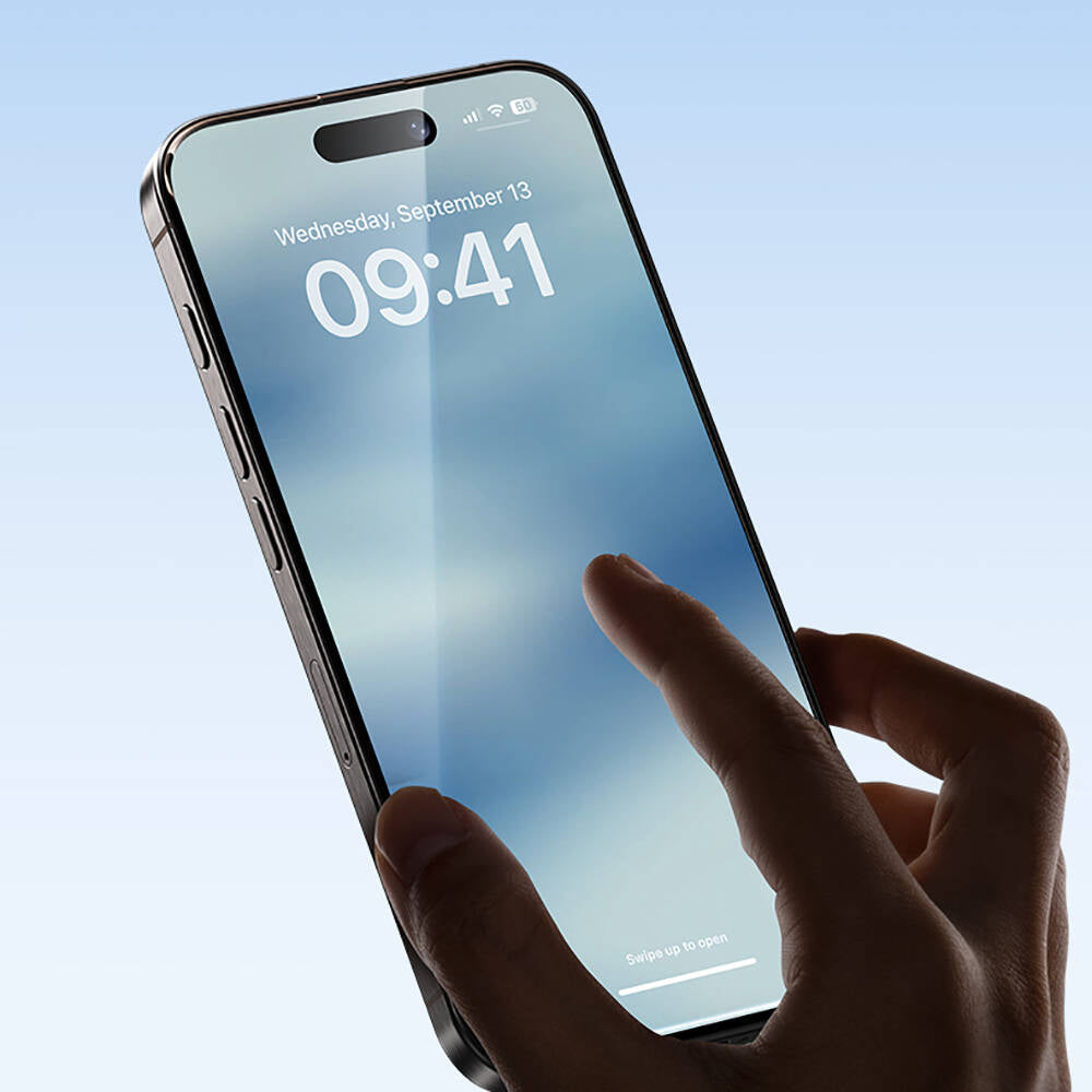 Apple iPhone 16 Hidrofobik Ve Oleofobik Özellikli Benks Air Shield Ekran Koruyucu 10&prime;lu Paket Şeffaf