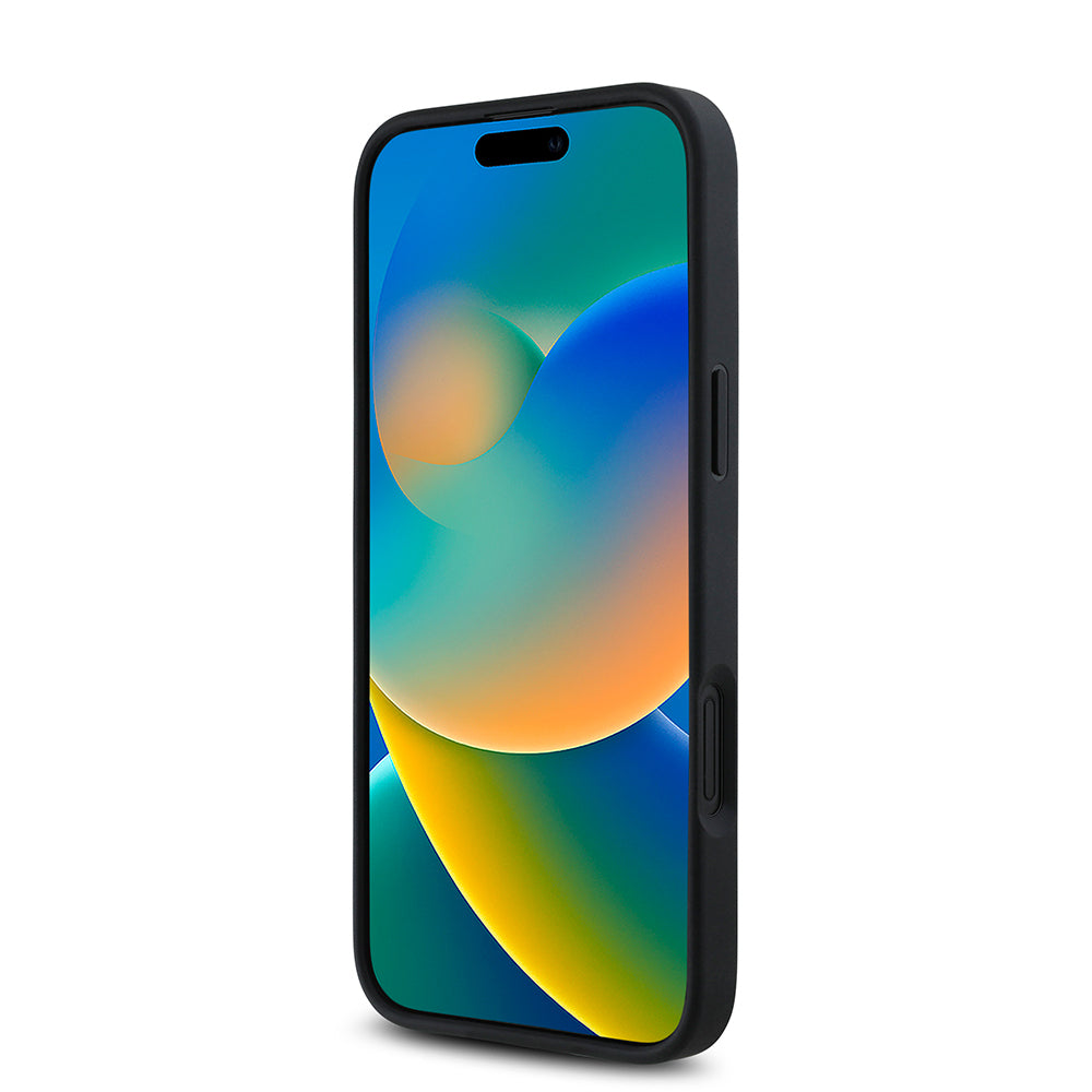 Apple iPhone 16 Kılıf Guess Orjinal Lisanslı M-safe Şarj Özellikli Gül Baskılı 4G Desenli Yazı Logolu Kapak Kahverengi