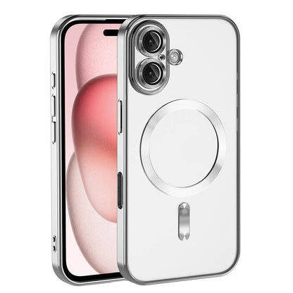 Apple iPhone 16 Kılıf Kamera Korumalı M-safe Wireless Şarj Özellikli Zore Demre Kapak