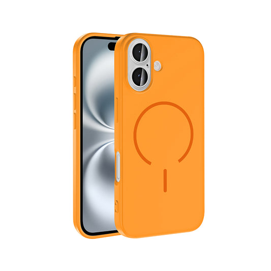 Apple iPhone 16 Kılıf M-safe Şarj Özellikli Zore Meta Kapak