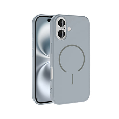 Apple iPhone 16 Kılıf M-safe Şarj Özellikli Zore Meta Kapak