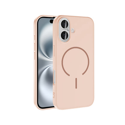 Apple iPhone 16 Kılıf M-safe Şarj Özellikli Zore Meta Kapak