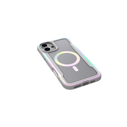 Apple iPhone 16 Kılıf M-safe Şarj Özellikli Airbagli Raptic Shield 2.0 Serisi Şeffaf Arka Yüzey Kapak Beyaz