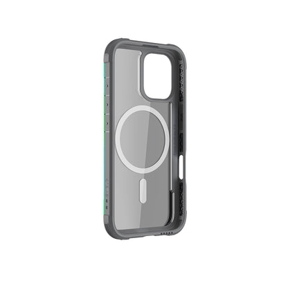 Apple iPhone 16 Kılıf M-safe Şarj Özellikli Airbagli Raptic Shield Serisi Şeffaf Arka Yüzey Kapak Colorful