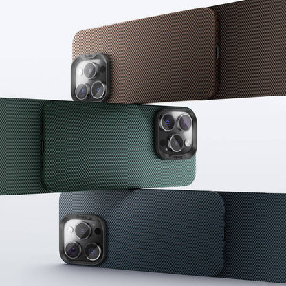 Apple iPhone 16 Kılıf M-safe Şarj Özellikli Benks ArmorTint Serisi ArmorAir Kevlar Kapak Mavi