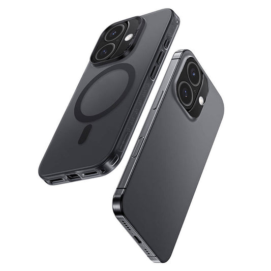 Apple iPhone 16 Kılıf M-safe Şarj Özellikli Benks Lucid Armor Kapak Siyah