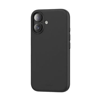 Apple iPhone 16 Kılıf M-safe Şarj Özellikli Çizilmeye Dayanıklı Benks VitaPro Serisi PU Deri Kapak Siyah