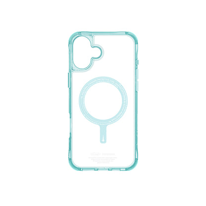 Apple iPhone 16 Kılıf M-safe Şarj Özellikli Şeffaf Airbag Tasarımlı Skinarma Saido Kapak Pembe