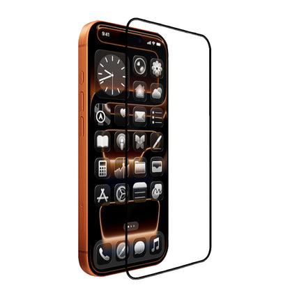 Apple iPhone 16 Mohseven M6 HD Temperli Cam Ekran Koruyucu + Kolay Uygulama Aparatı