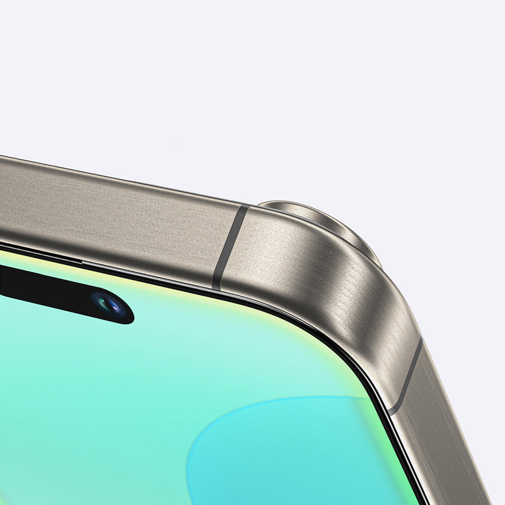 Apple iPhone 16 Plus Amazingthing Radix Mat Parmak İzi Bırakmayan Temperli Cam Ekran Koruyucu Siyah