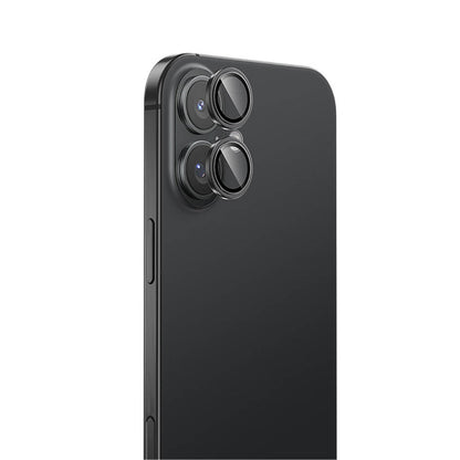 Apple iPhone 16 Plus Benks Parlama Önleyici Glass Warrior Metal Kamera Lens Koruyucu Siyah