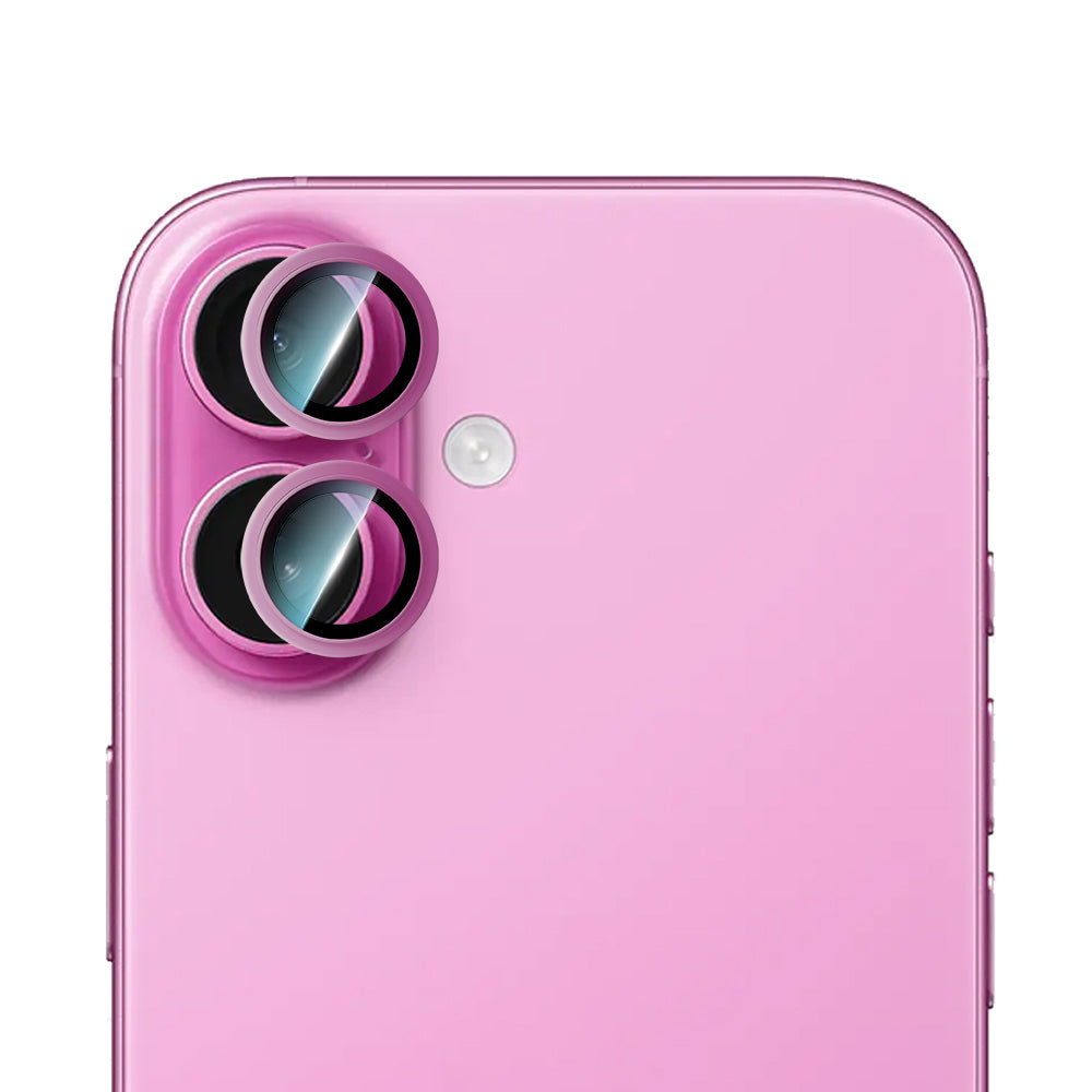 Apple iPhone 16 Plus CaseWorld Alloy Serisi Oleofobik Anti Reflective Kamera Lens Koruyucu Siyah