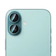 Apple iPhone 16 Plus CaseWorld Alloy Two-Color Serisi Lens Koruyucu Yeşil
