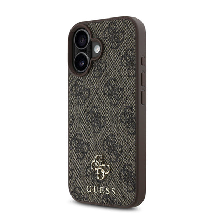 Apple iPhone 16 Plus Kılıf Guess Orjinal Lisanslı M-safe Şarj Özellikli Small 4G Classic Kapak Pembe