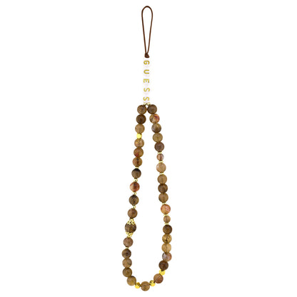 Apple iPhone 16 Plus Kılıf Guess Orjinal Lisanslı PU Deri Bilek Askı İpli Metal Büyük 4G ve Yazı Logolu Kapak Siyah